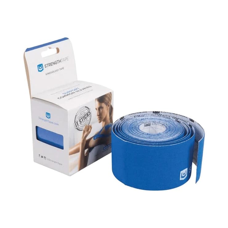 StrengthTape Kinesiology Tape 5m Uncut Roll, Royal Blue - Image 1