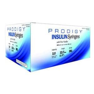 Prodigy Diabetes Care Prodigy Insulin Syringe, 1cc Capacity - Box of 100 - Image 1
