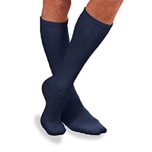 Jobst Sensifoot Knee High Compression Socks, Small, Navy - Pair - Image 1