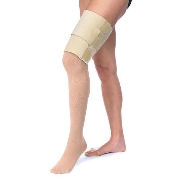 Jobst FarrowWrap Lite Compression Thighpiece, Regular, Extra Large, Tan - Image 1