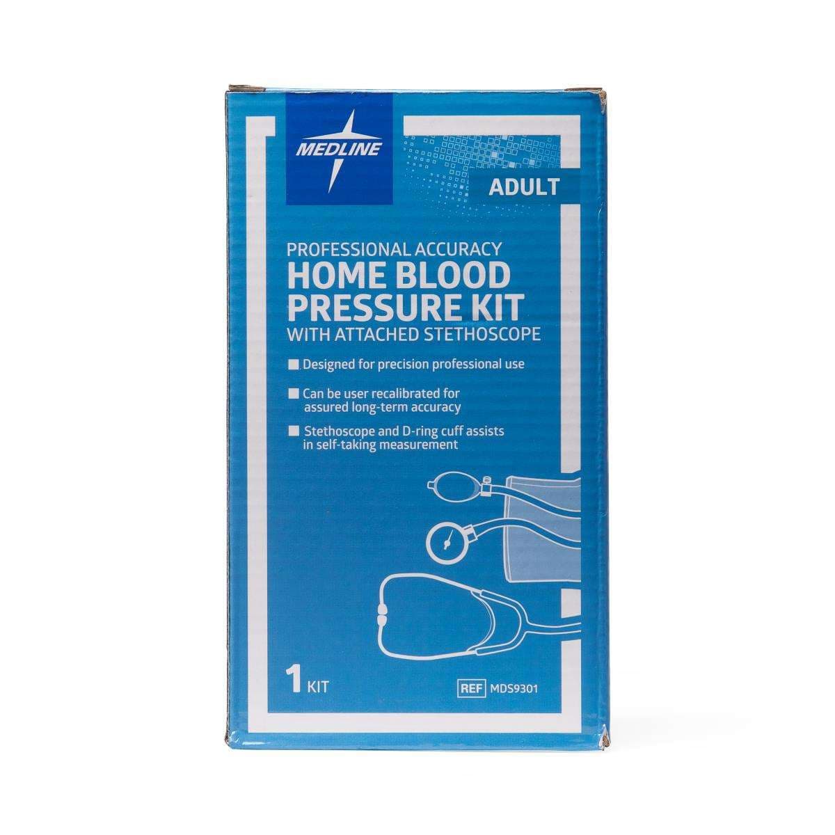 Medline Blood Pressure Kits with Handheld Aneroids Stethoscope - Image 2
