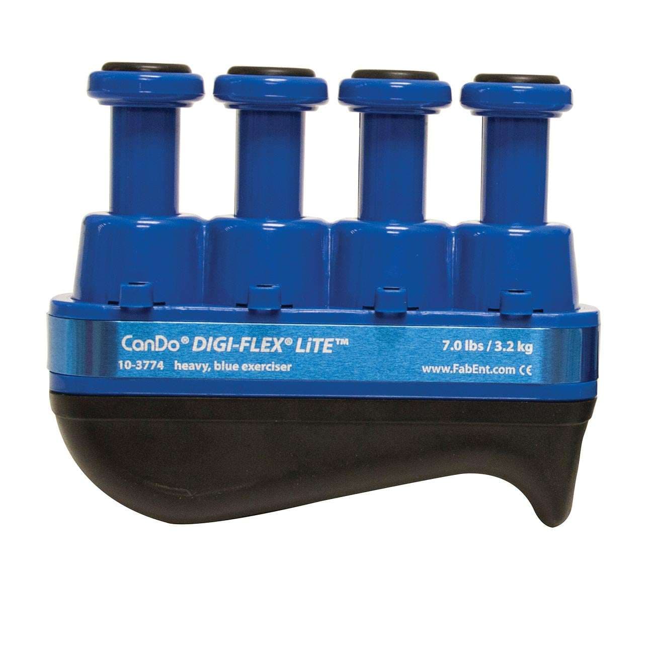 Cando Digi-Flex Lite Hand Exerciser, Blue, Heavy - Image 1