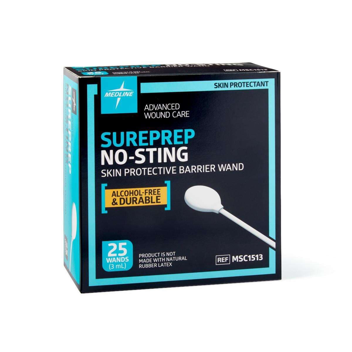 Sureprep No-Sting Skin Barrier Applicator Swab, 3mL - Box of 25 - Image 1