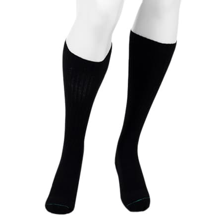 Juzo Power Comfort Knee-High Compression Socks 20-30mmHg, Tall, Black, Extra Large - Pair - Image 1