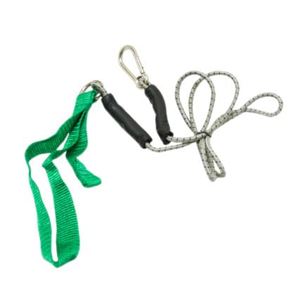 CanDo Exercise Bungee Cord With Attachments, 4 Feet, Green, medium - Image 1