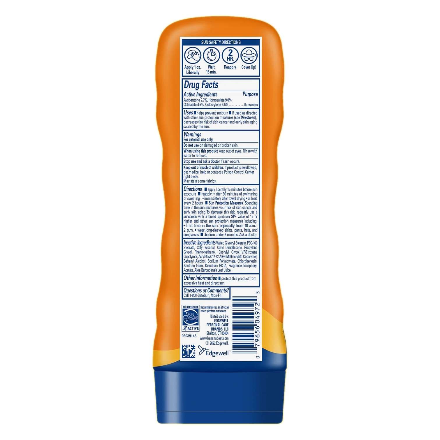 Banana Boat Sport Ultra Sunscreen Lotion with SPF 50+, 8 oz - Image 2