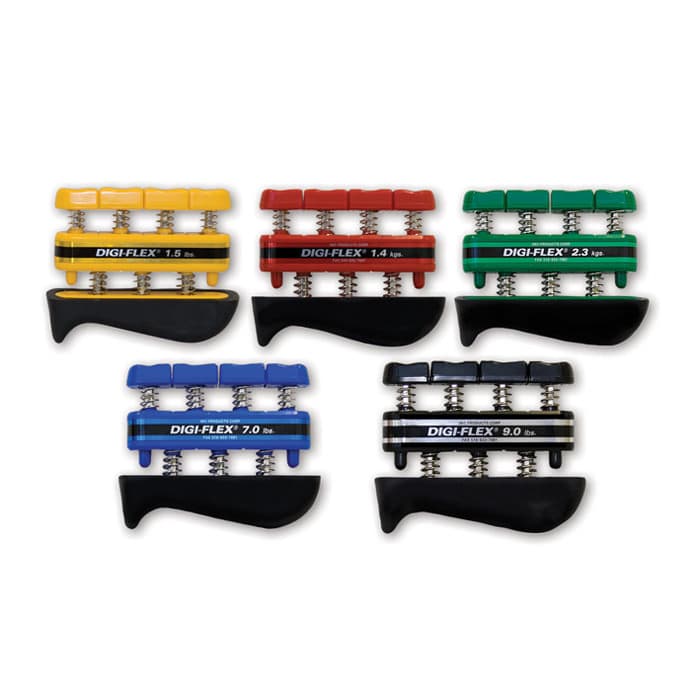 CanDo Digi-Flex Hand Exerciser, Set of 5, Without Rack - Image 1