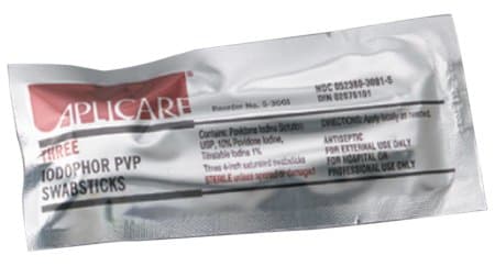 Aplicare Povidone-Iodine Impregnated Swabstick - Case of 150 - Image 1