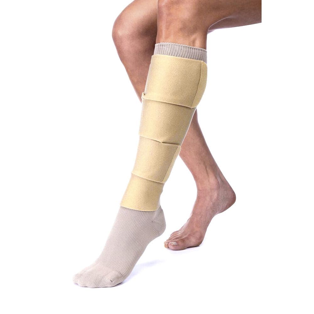 Jobst FarrowWrap 4000 Legpiece Compression Leg Wrap, Black, Regular, X-Small - Image 1