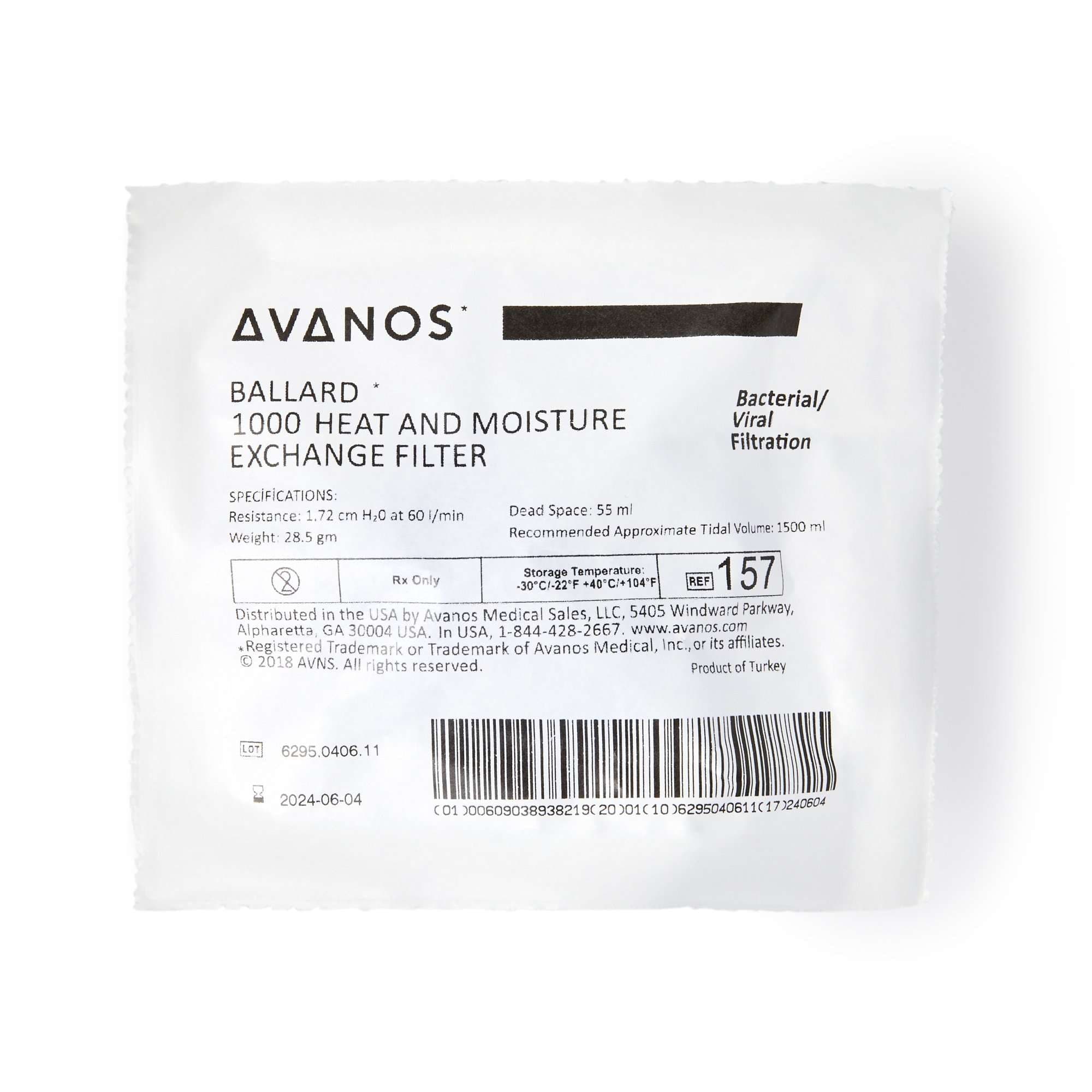 BALLARD Heat and Moisture Exchanger with Filter - Image 3