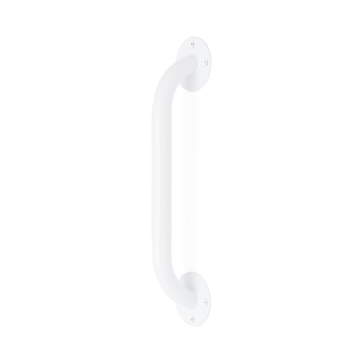 Medline White Enameled Grab Bars, Grab Bar 12" White - Each - Image 1