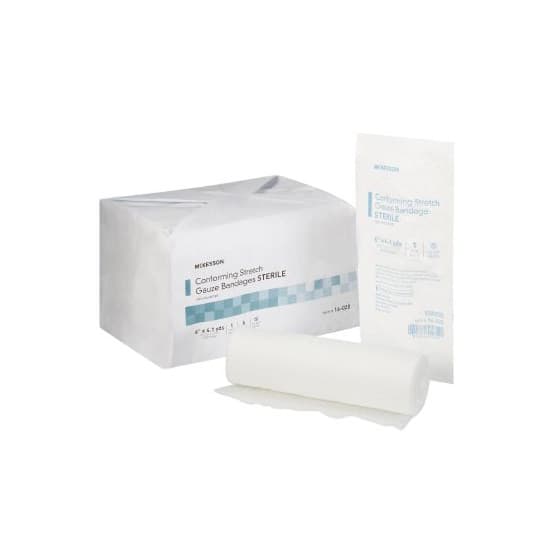McKesson Conforming Stretch Sterile Gauze Bandage, 6 Inch x 4-1/10 Yard - Case of 48 - Image 1