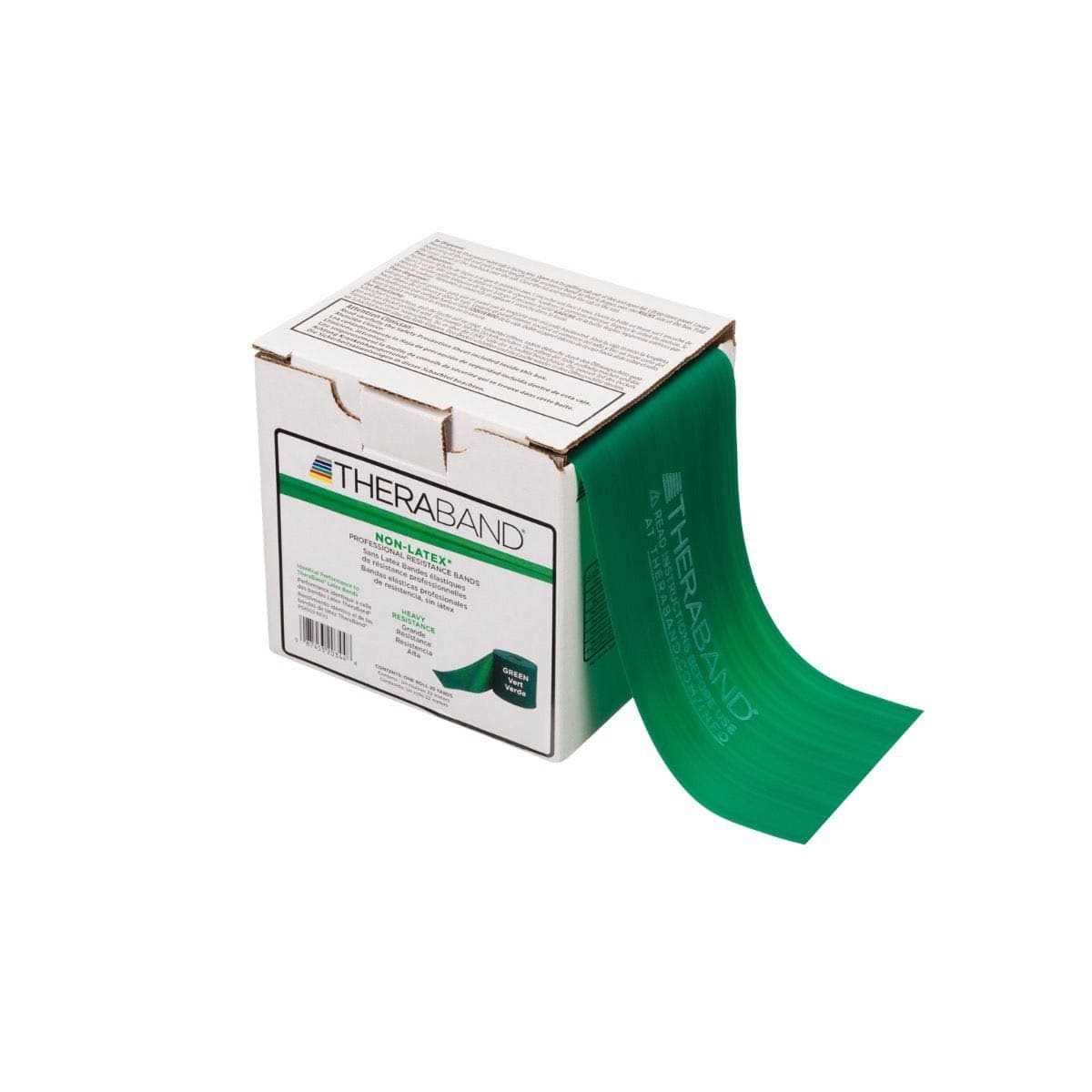 TheraBand Professional Non-Latex Resistance Bands, Heavy, Level 3, Green, 25-Yard - Box of 1 - Image 1