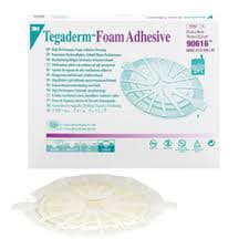 3M Tegaderm High Performance Adhesive Foam Dressing, 8-3/4" x 7-1/2" Large Oval - Box of 5 - Image 1