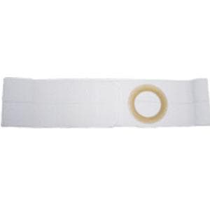 Nu-Hope Nu-Form 4" Ostomy Support Belt Without Prolapse Flap, White, Medium - Image 1
