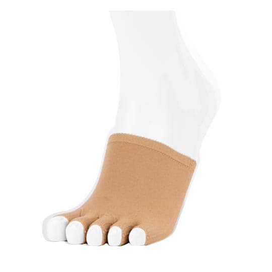 Juzo Soft Compression Seamless Foot Glove 20-30 mmHg, Beige, Medium - Image 1