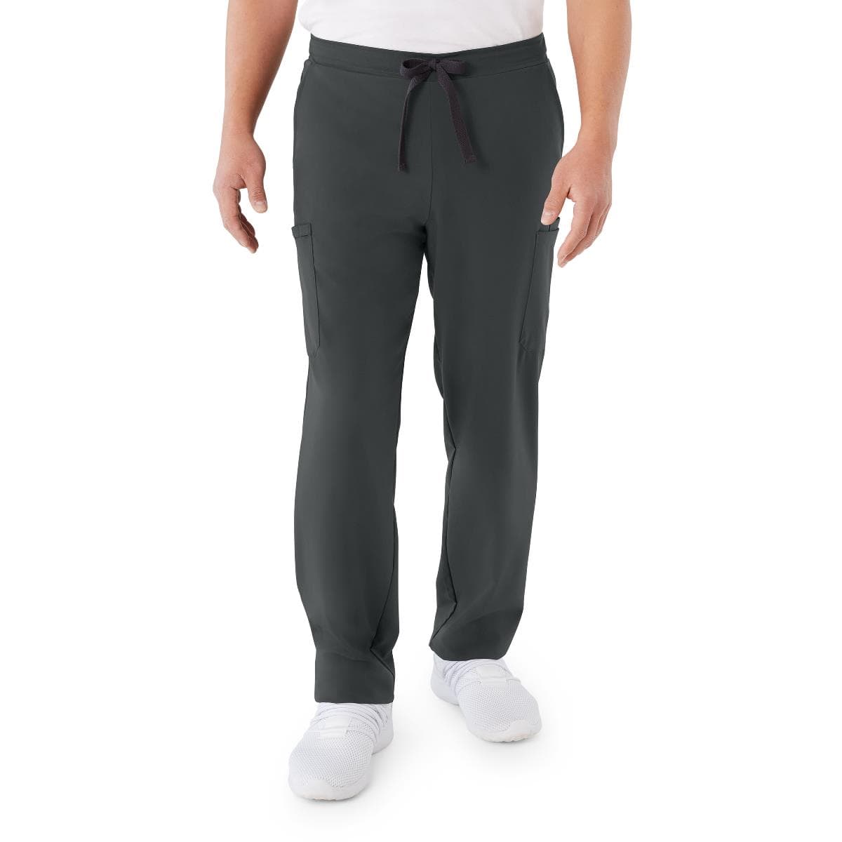 Medline Clinton AVE Scrub Pants with 6 Pockets, Charcoal, 2XSmall, Regular - Image 1
