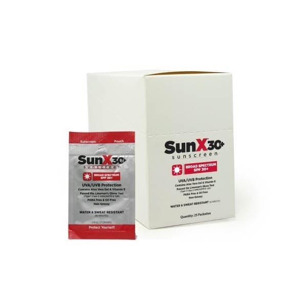 SunX 30+ Sunscreen with Dispenser Box - Case of 200 - Image 1