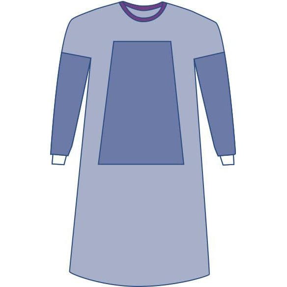Medline Eclipse Gown with Reinforced Fabric, Size 2XL - Case of 18 - Image 1