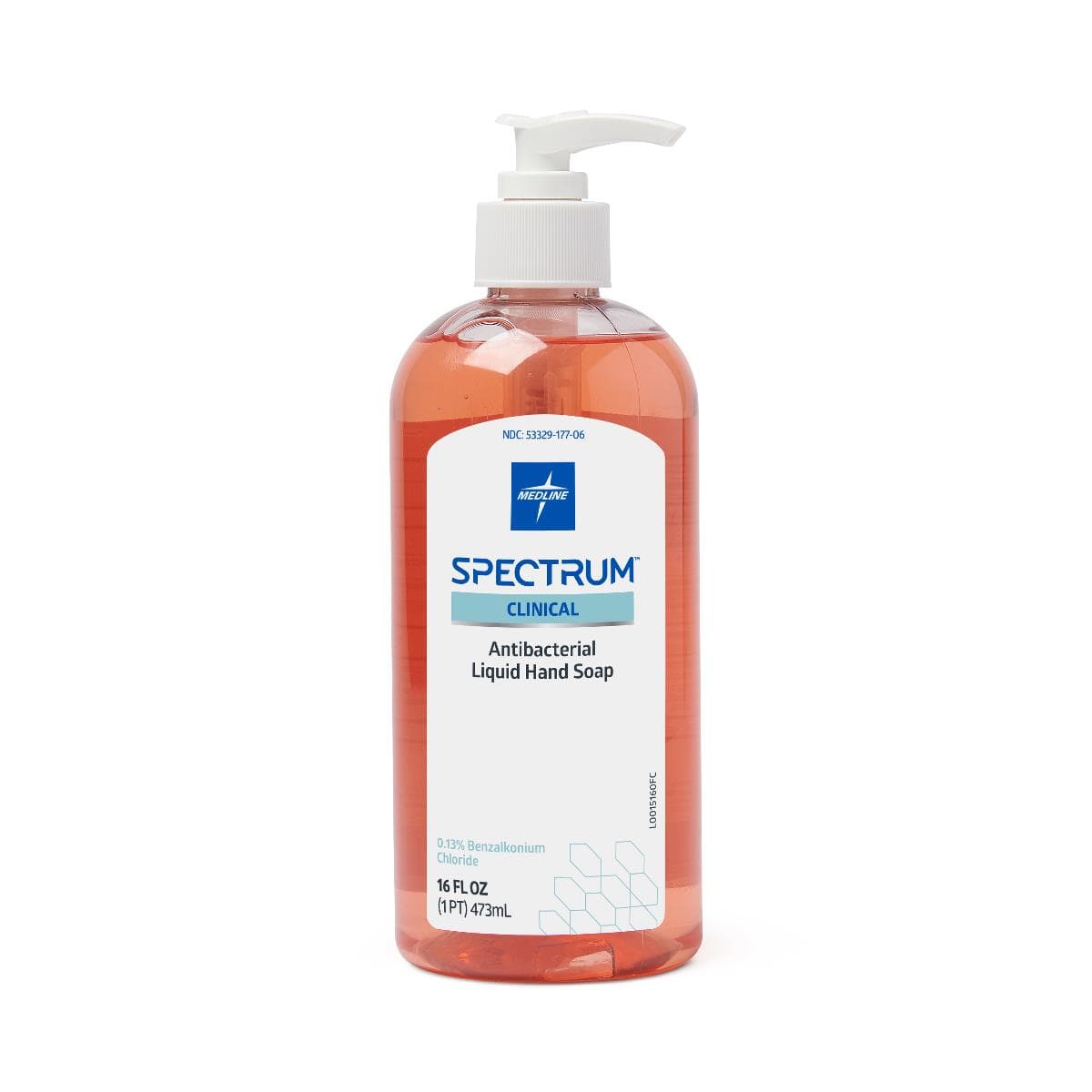Spectrum Clinical Antibacterial Liquid Hand Soap, 16 oz - Image 1