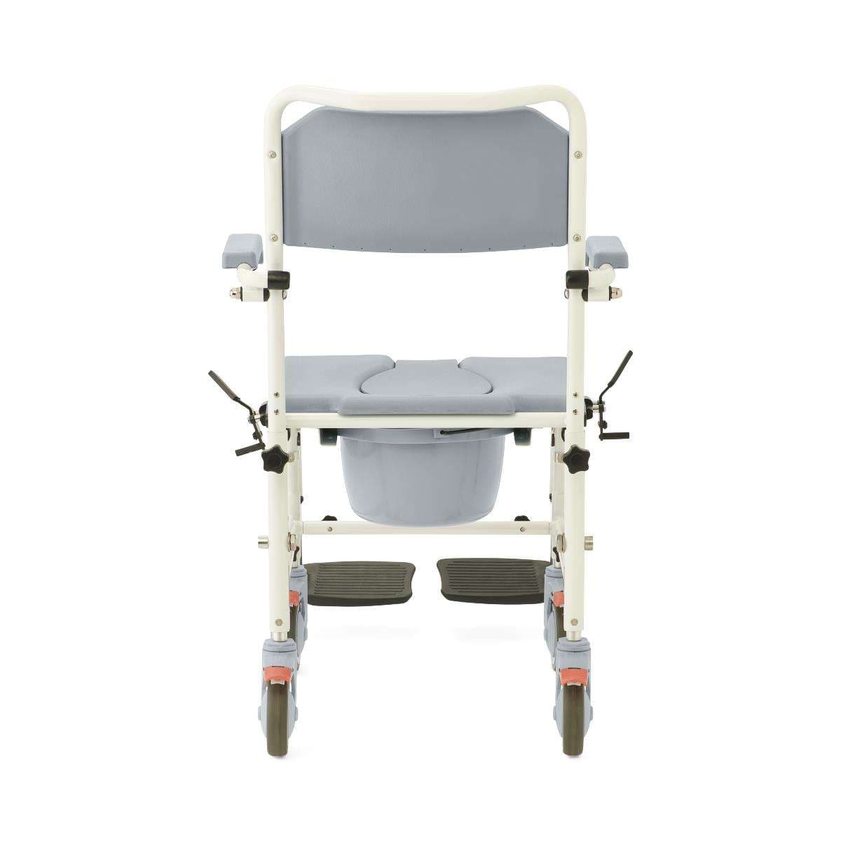 Medline Aluminium Shower Commode Transport Chair - Image 5