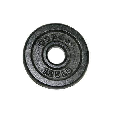 CanDo Iron Disc Weight Plate, 1.25 Lbs. - Image 1