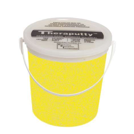 CanDo Sparkle Theraputty Exercise Material, 5 Lbs, Yellow, Extra Soft - Image 1