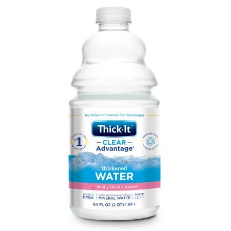 Thick-It Clear Advantage Nectar Consistency Thickened Water, 64 oz - Case of 4 - Image 1