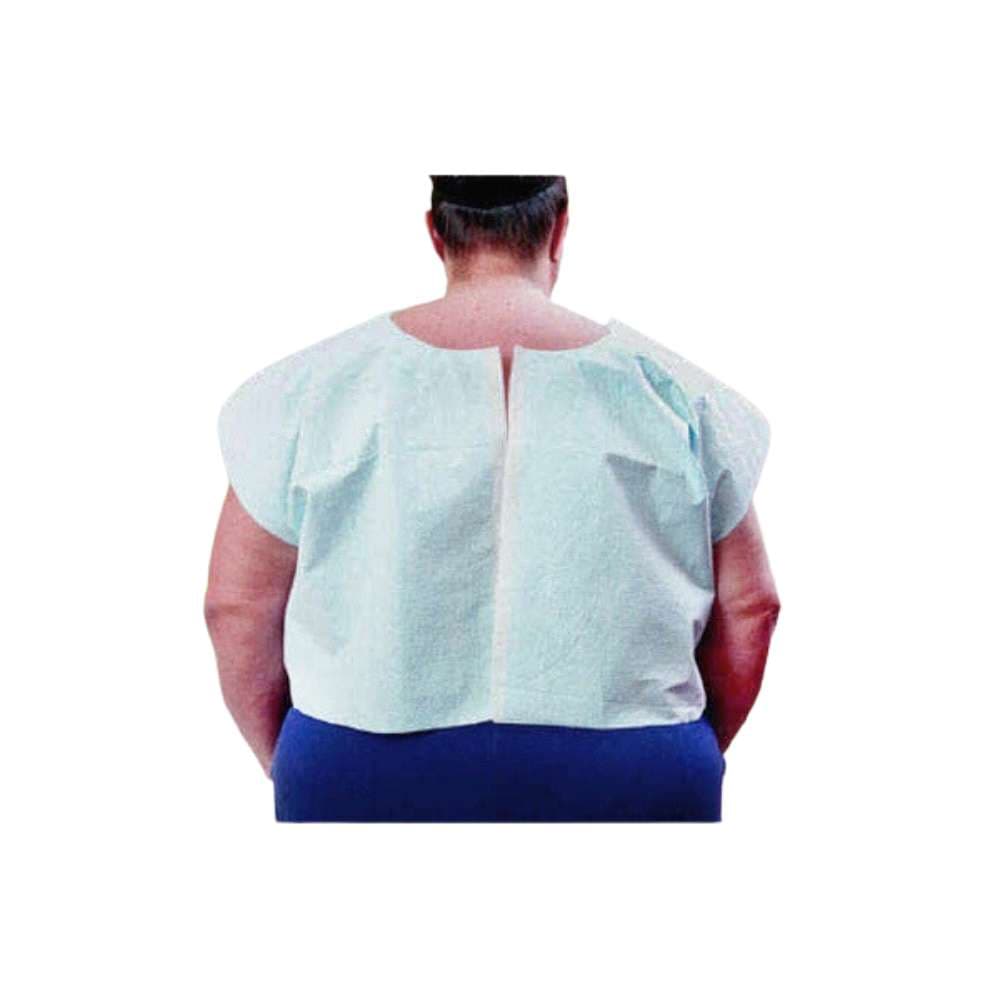 Tidi Exam Cape Without Closure, Blue, 21 x 32 Inch - Case of 100 - Image 1