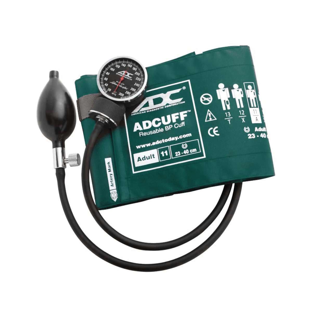 ADC Diagnostix Pocket Aneroid Sphyg, Teal adult - Image 1