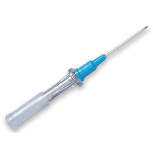 BD Angiocath Peripheral IV Catheter, Stright Hub, Blue, 22 Fr, 1 Inch - Case of 200 - Image 1