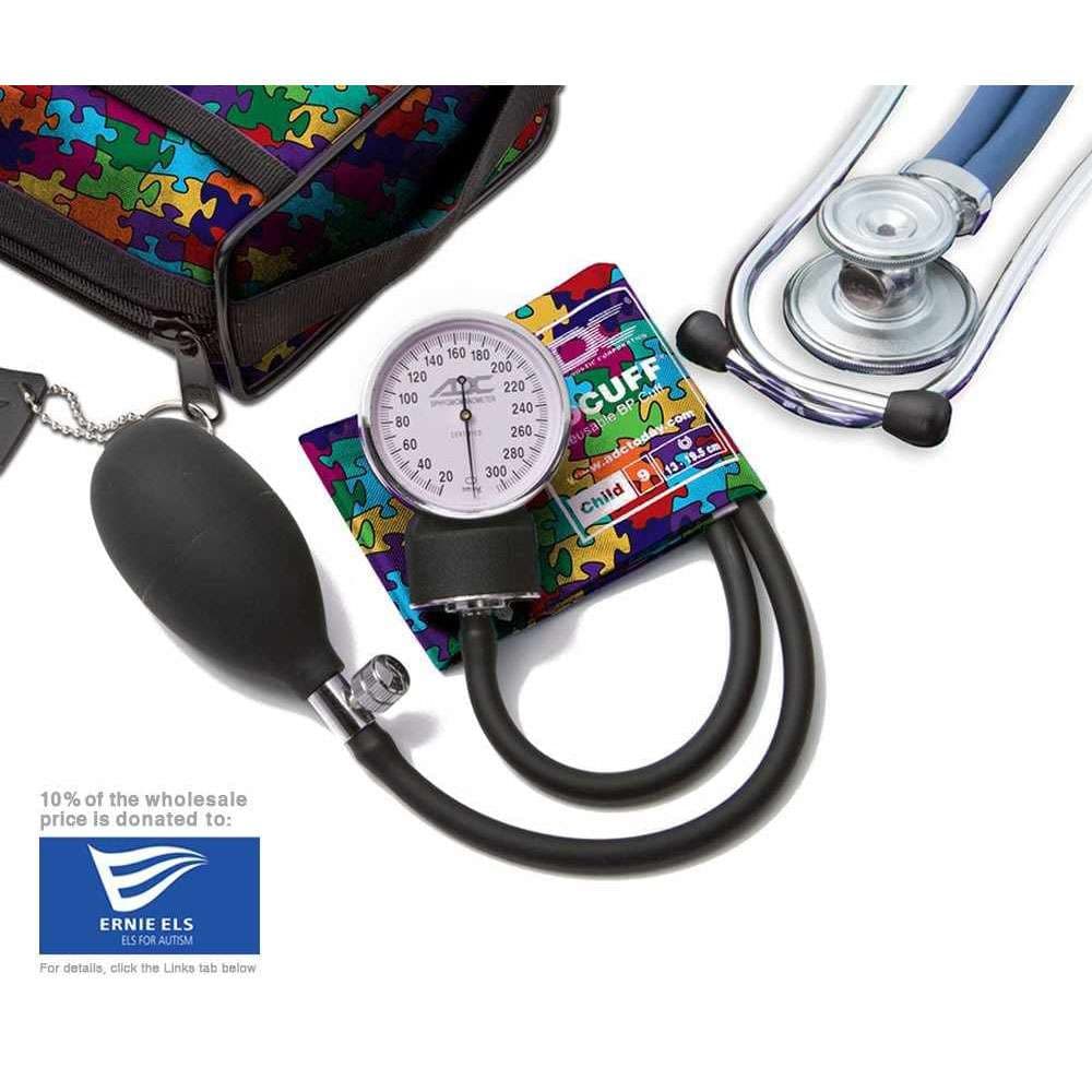 ADC Pro's Combo II SR Pocket Aneroid & Sprague Kit, Puzzle Pieces, Child - Image 1