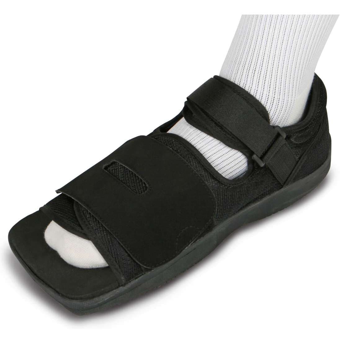 Medline Square Toe Post-op Shoes, Large - Image 1