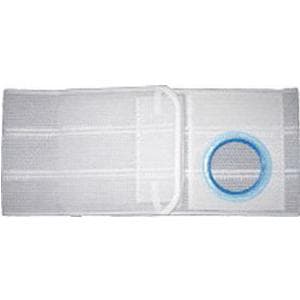 Nu-Hope 6" Flat panel Ostomy Support Belt Without Prolapse Flap, 2-1/4" White, Large - Each - Image 1