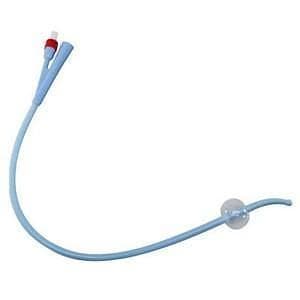 Dover 2-Way Silicone Foley Catheter, Council Tip, 5cc, 18 Fr - Each - Image 1