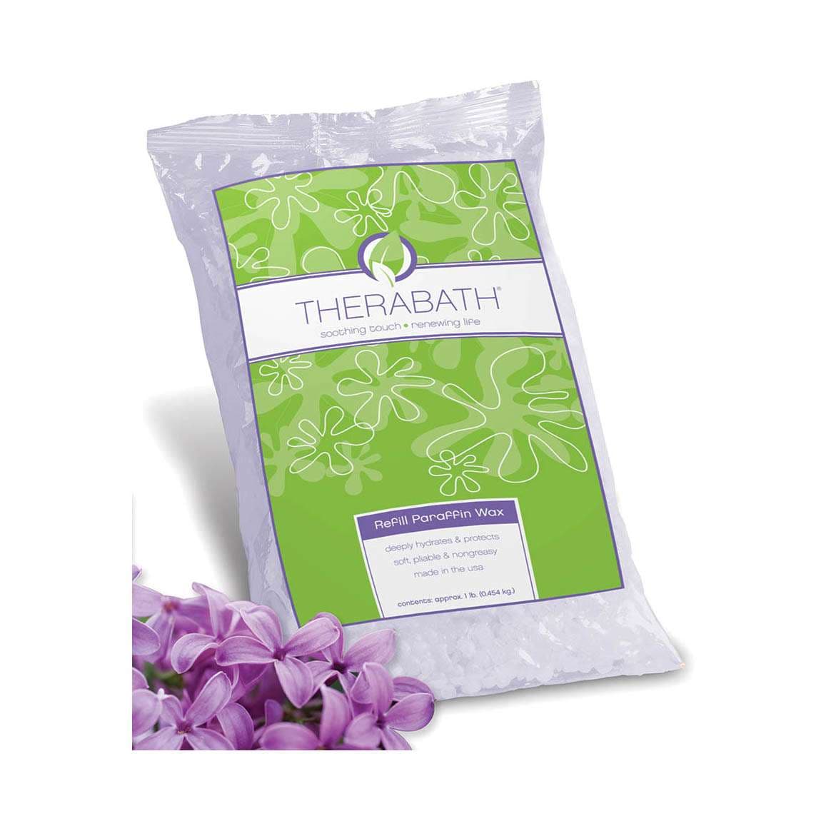 Therabath Paraffin Bath Wax 1lb. Refill Beads, Lavender - Box of 6 - Image 1