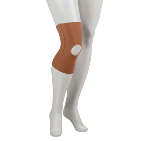 Juzo Genu 303 Expert Seamless Compression Knee Support, 30-40mmHg, Beige, Size 5, Open Patella - Image 1