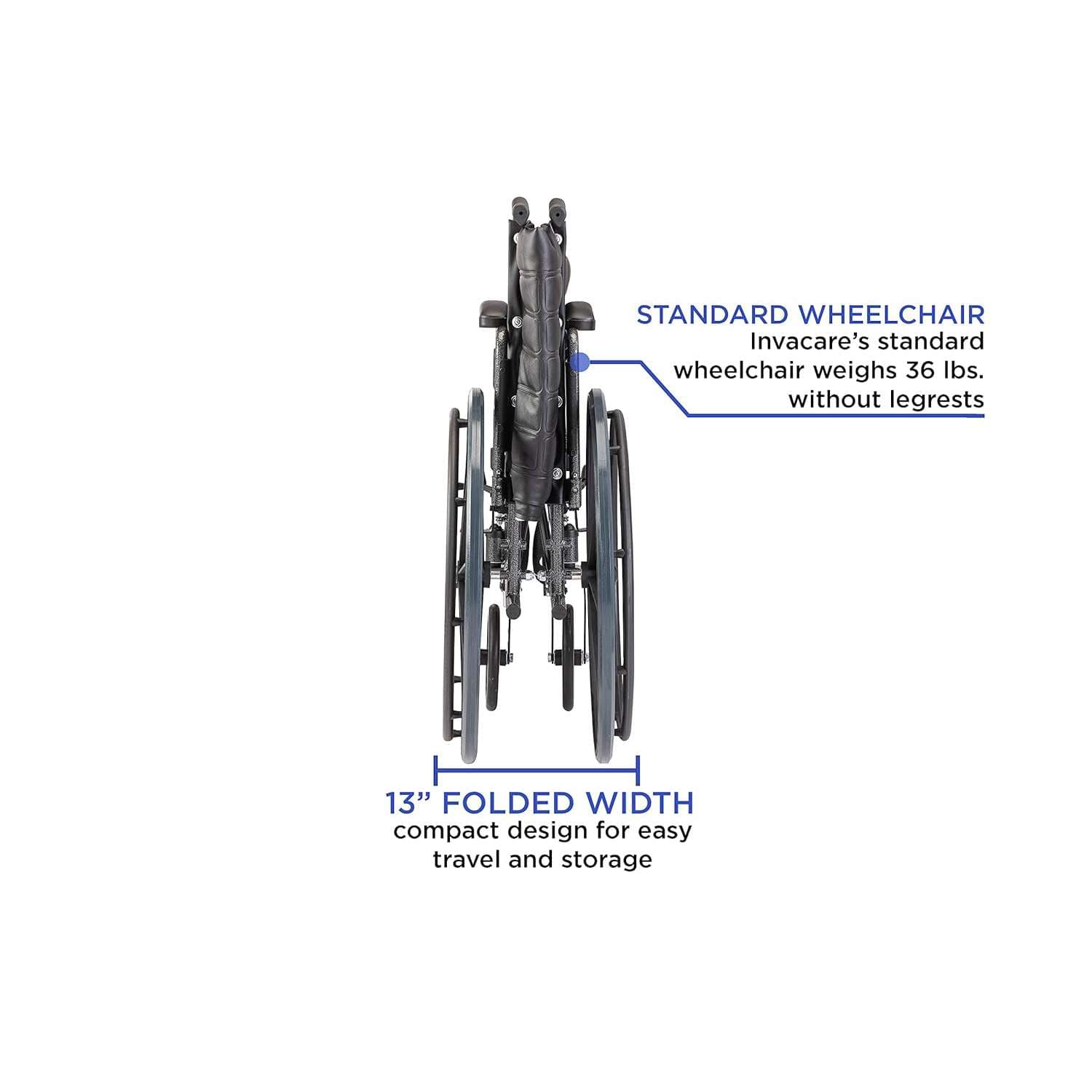 Invacare Tracer EX2 Standard Wheelchair - Quick Ship - Image 5