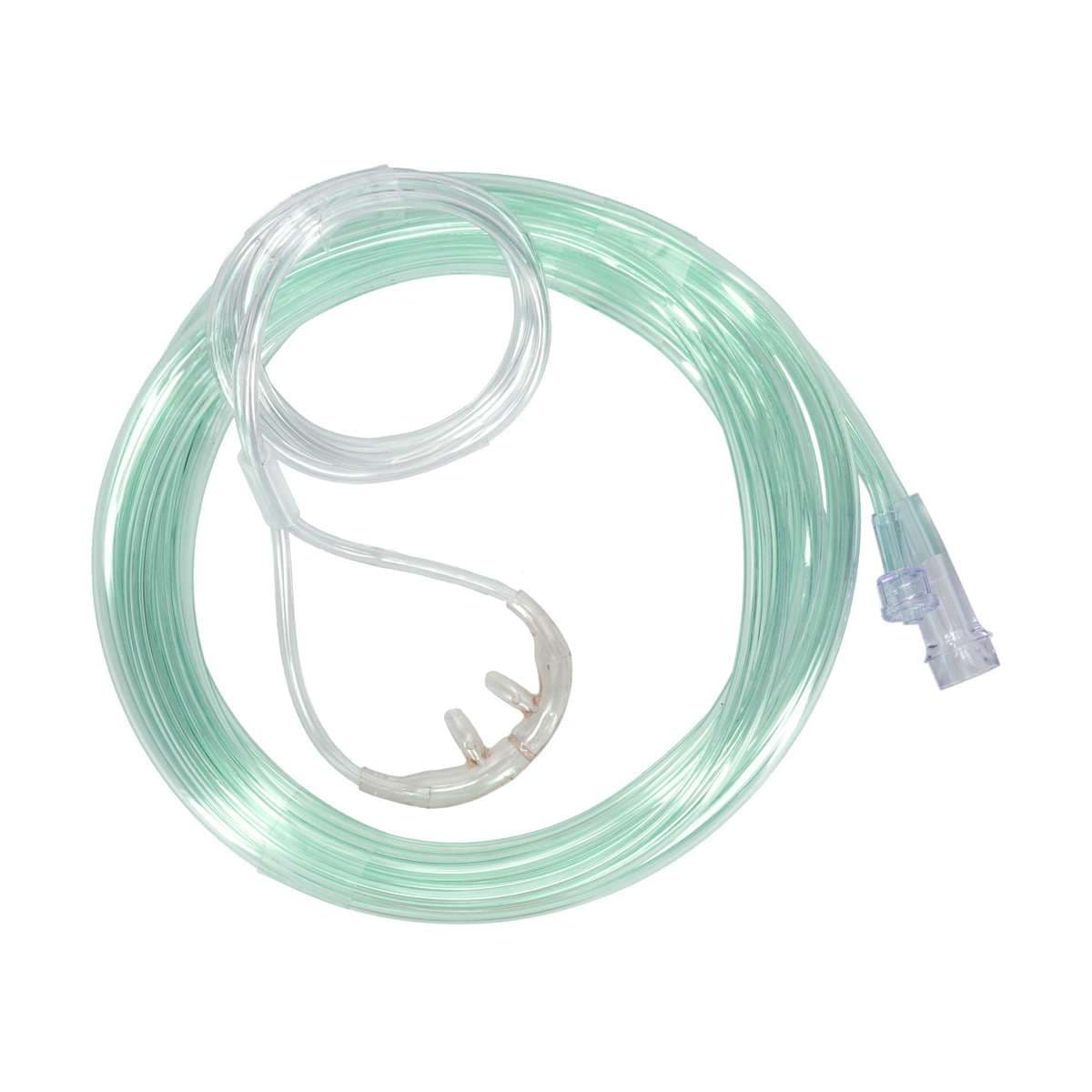 Salter Labs ETCO2-O2 Nasal Sampling with 7 ft O2 line and 7 ft CO2 line - Each - Image 1