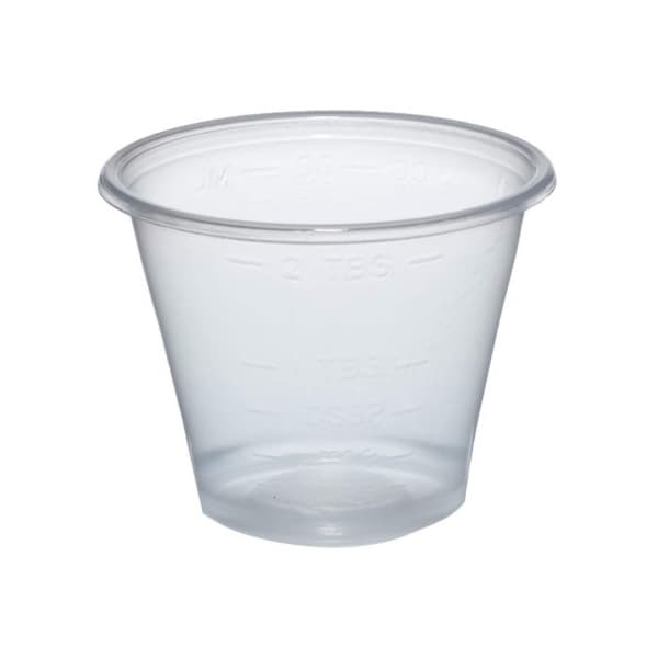 Medegen Cold Graduated Medicine Cup Without Handle, Clear - Bag of 100 - Image 1