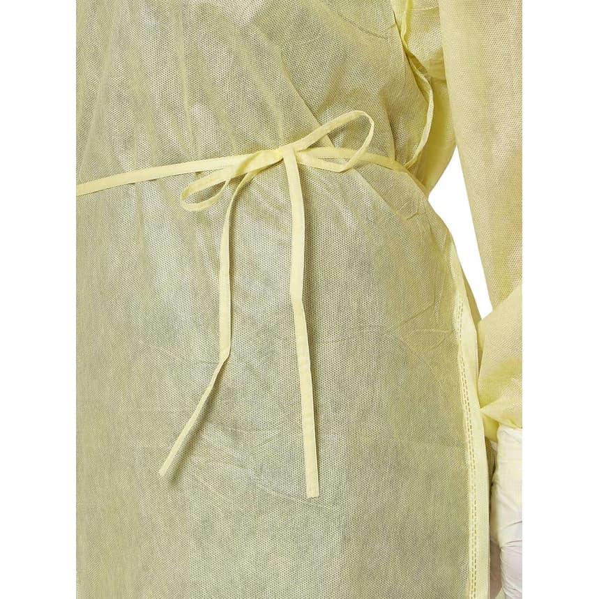 Medline Medium-Weight Cover Gown with Side and Neck Ties