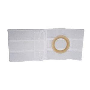 Nu-Hope Nu-Form 6" Ostomy Support Belt, 3", White, Prolapse Flap - Image 1