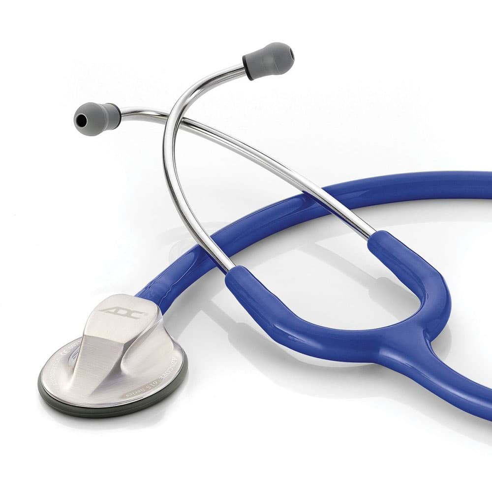 ADC Adscope Platinum Clinician Stethoscope, Royal Blue - Image 1