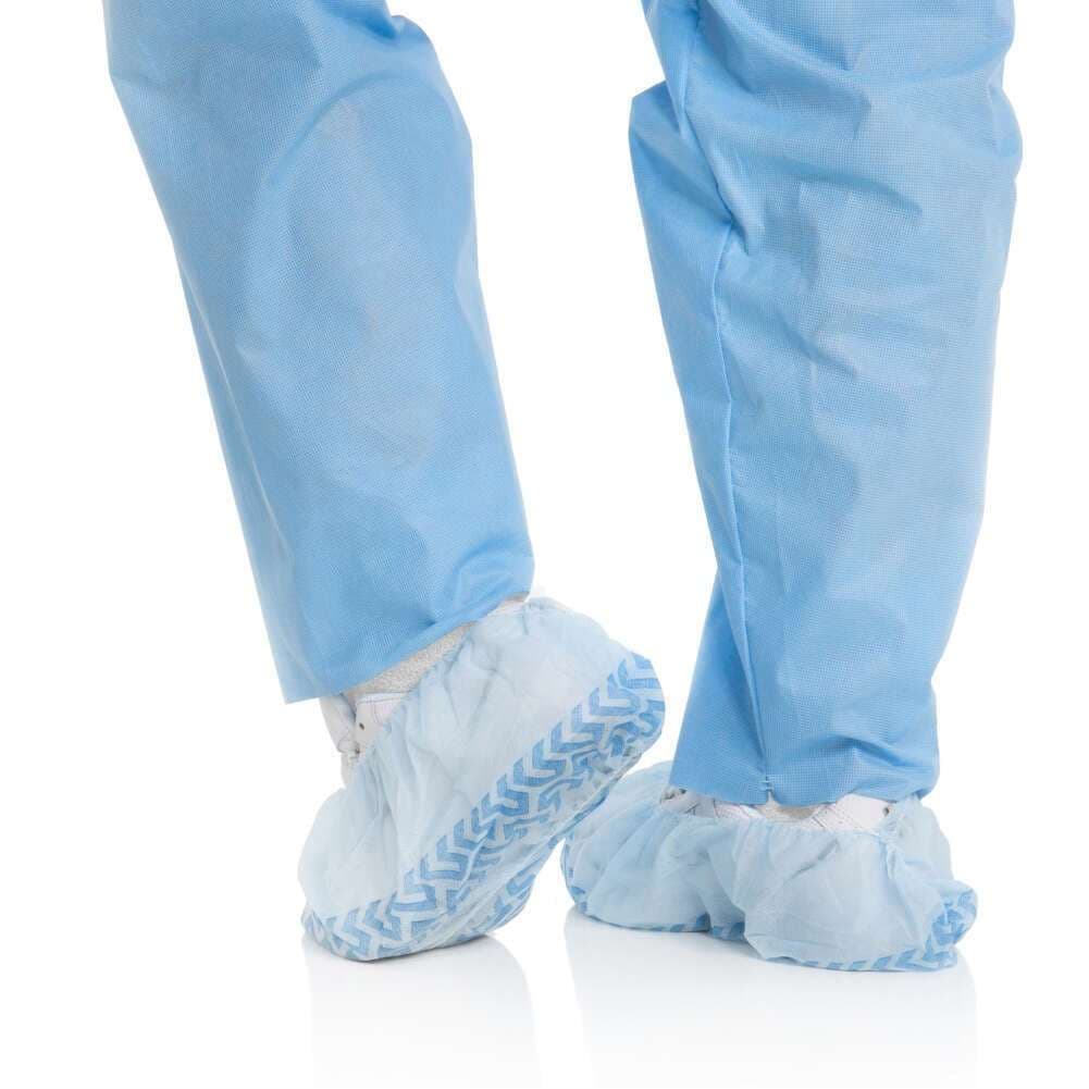 X-tra Traction Shoe Cover, Blue, One Size Fits Most - Case of 300 - Image 1