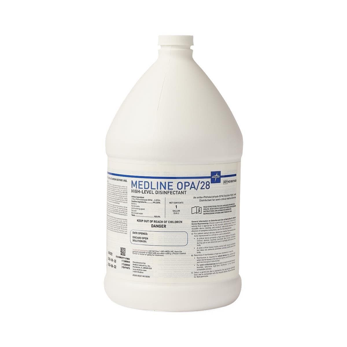 Medline Opa 28-Day Disinfectant, 1 Gallon - Case of 4 - Image 1