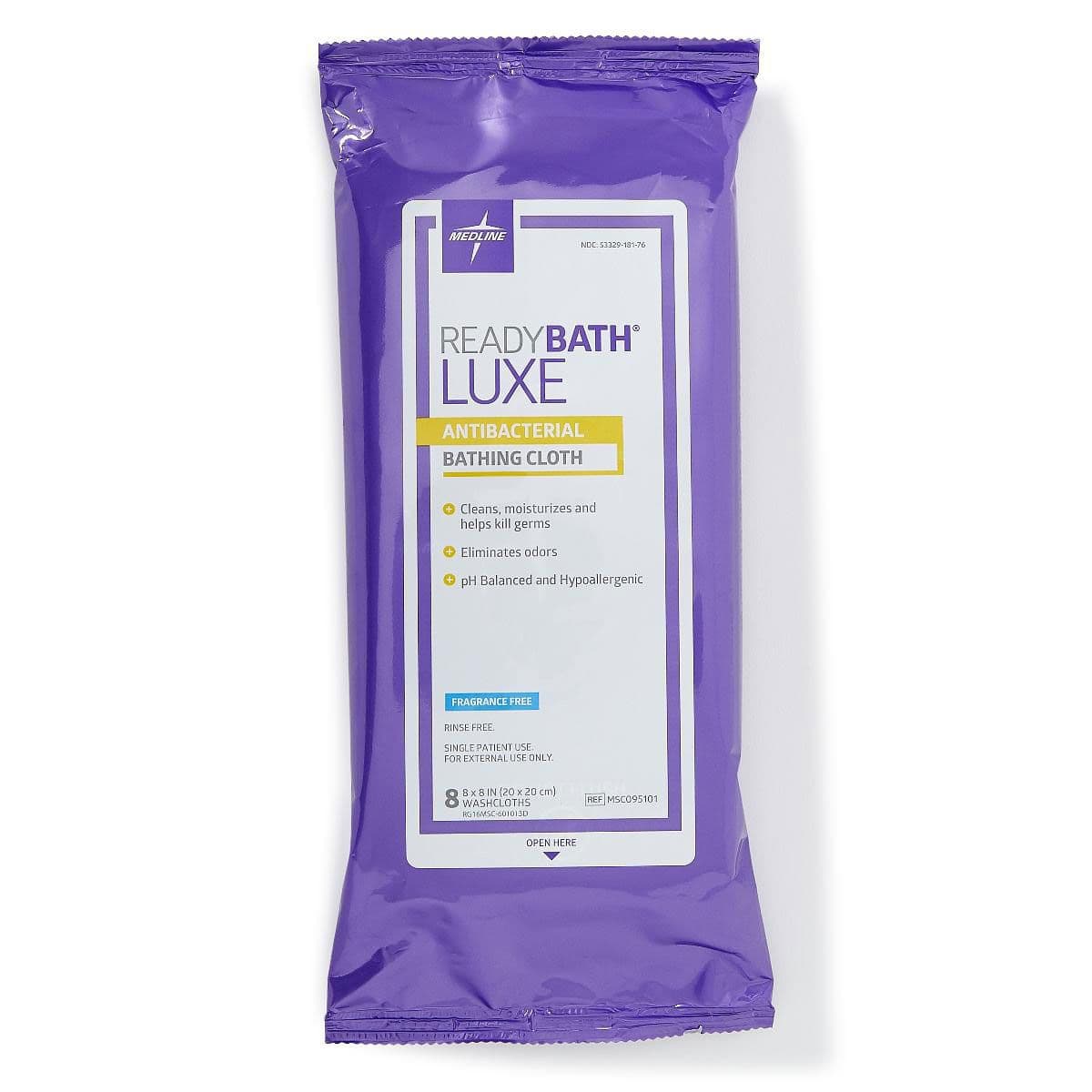ReadyBath LUXE Body Cleansing Heavyweight Antibacterial Bath Wipes - Image 3