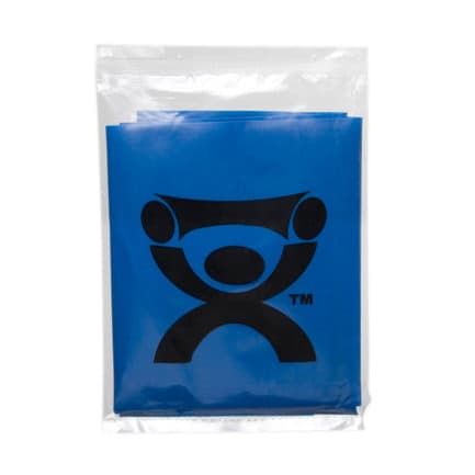CanDo Low Powder Pre-cut Exercise Band, Blue, heavy - Image 1