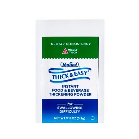 Thick and Easy Instant Food and Beverage Thickener, Nectar Consistency, 0.18 oz - Case of 100 - Image 1