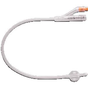 Teleflex Silkomed 2-Way Foley Catheter, 24Fr, 5cc Balloon Capacity, 16" L, Blue Tip, 100% Silicone - Each - Image 1