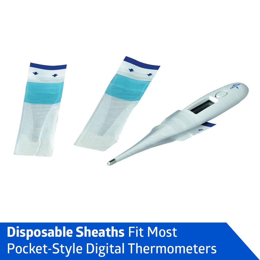 Medline Digital Oral Thermometers Sheaths - Package of 100 - Image 2